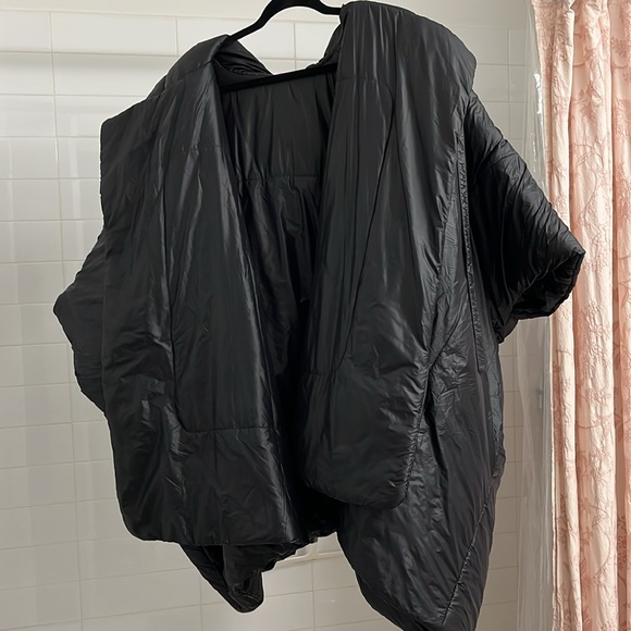 Norma Kamali sleeping bag coat with hood in black size XS/S - Picture 7 of 7